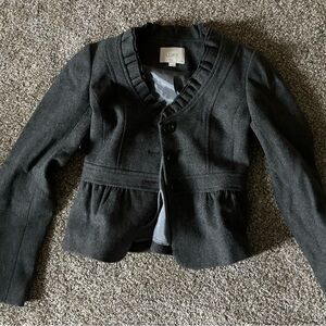 Ann Taylor Loft 00P gray jacket